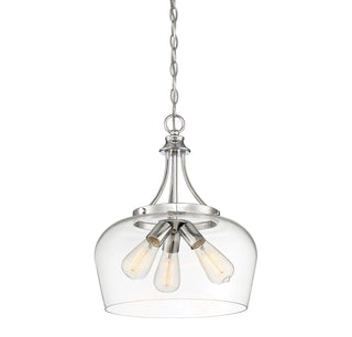 Octave 3-Light Pendant in Polished Chrome