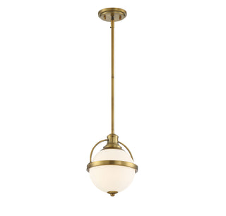 Westbourne 1-Light Pendant in Warm Brass