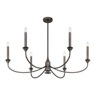 Coventry 6-Light Chandelier in Mediterranean Bronze