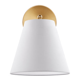 1-Light Wall Sconce in Natural Brass (Set of 2)