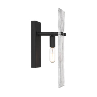 Genry 1-Light Wall Sconce in Matte Black