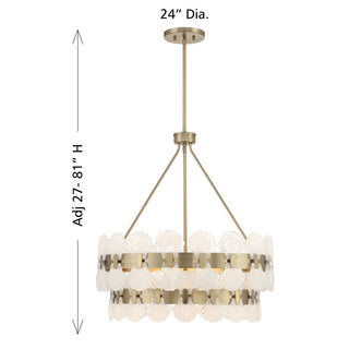 Bancroft 5-Light Chandelier in Noble Brass