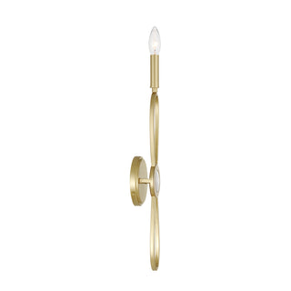 Minette 1-Light Wall Sconce in Spun Gold