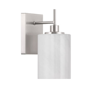 1-Light Wall Sconce in Brushed Nickel
