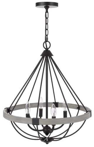 60W X 4 Somersworth Metal Chandelier