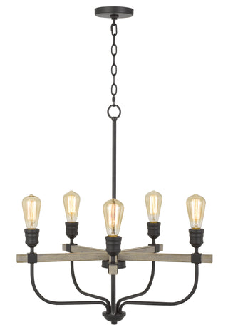 60W X 5 Sion Metal Chandelier