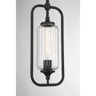 Holton 1-Light Mini-Pendant in Matte Black