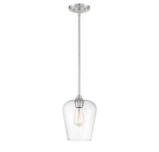 Octave 1-Light Pendant in Satin Nickel