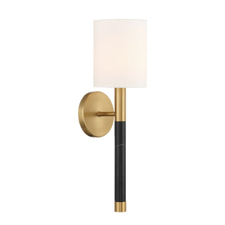 Conrad 1-Light Wall Sconce in Warm Brass
