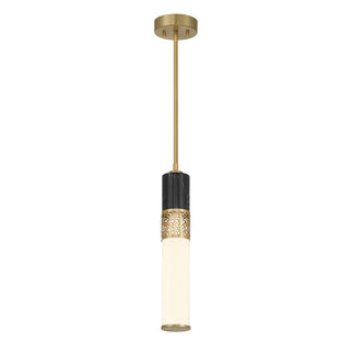 Farrell 1-Light Pendant in Warm Brass by Dann Foley