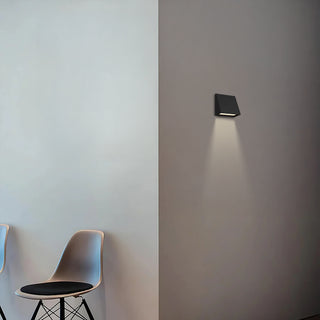 Slant Wall Sconce  Sand Black