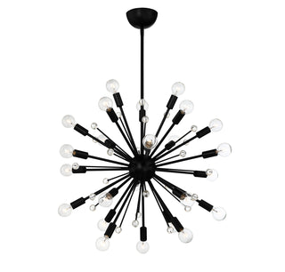 Galea 24-Light Chandelier in 
Matte Black