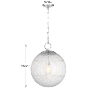 Cabot 1-Light Pendant in Chrome