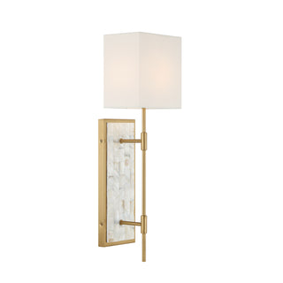 Eastover 1-Light Wall Sconce in Warm Brass
