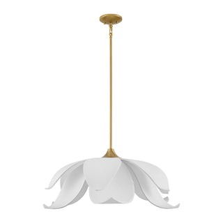 Elsie 6-Light Pendant in Warm Brass by Breegan Jane