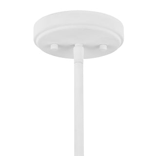 5-Light Chandelier in Bisque White