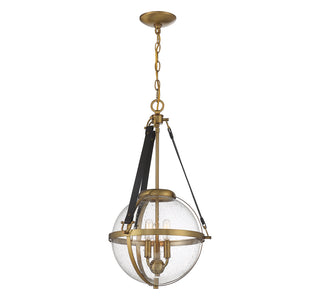 Bozeman 3-Light Pendant in Warm Brass