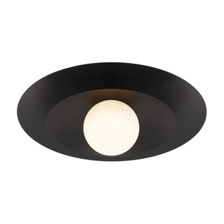 Sherrer 1-Light Ceiling Light in Matte Black