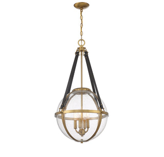 Bozeman 4-Light Pendant in Warm Brass
