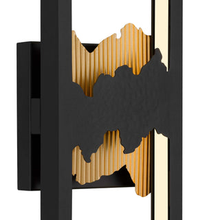 Sunrize Wall Sconce  Sand Black