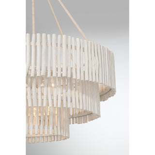 Phong 9-Light Chandelier in Blanco