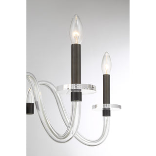 Aragon 8-Light Chandelier in Mediterranean Bronze