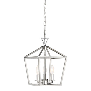 Townsend 3-Light Pendant in Polished Nickel