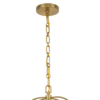 Ashlay 4-Light Pendant in Warm Brass