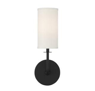 Powell 1-Light Wall Sconce in Matte Black