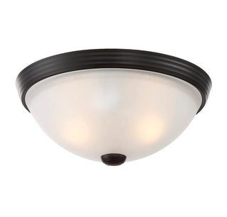 2-Light Ceiling Light in English Bronze