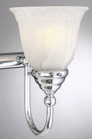 Brunswick 4-Light Bathroom Vanity Light in Chrome