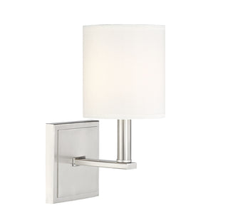 Waverly 1-Light Wall Sconce in Satin Nickel