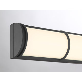 Harper LED Bathroom Vanity Light in Matte Black
