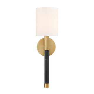 Conrad 1-Light Wall Sconce in Warm Brass