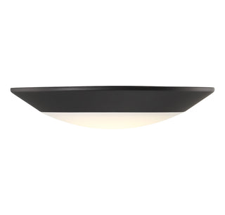 LED Disc Light in Matte Black