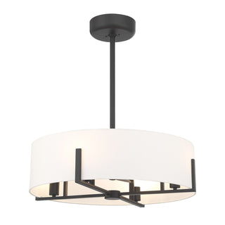Mansell 4-Light Fan D'Lier in Matte Black