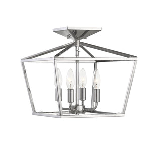 Townsend 4-Light Ceiling Light in Polished Nickel
