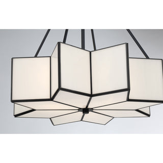 Reiling 3-Light Pendant in Matte Black