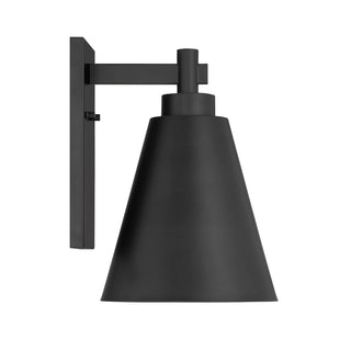 Ryder 1-Light Outdoor Wall Lantern in Matte Black
