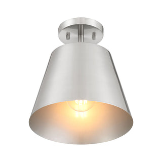 1-Light Ceiling Light in Brushed Nickel