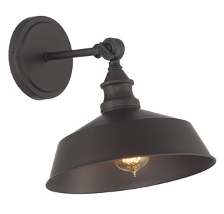 1-Light Wall Sconce in Oil Rubbed Bronze