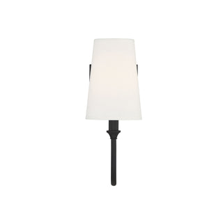 Cameron 1-Light Wall Sconce in Matte Black