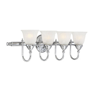 Brunswick 4-Light Bathroom Vanity Light in Chrome