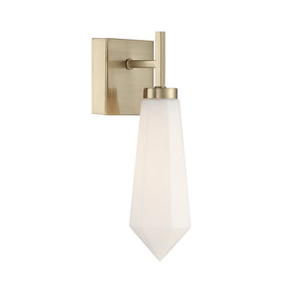 Leland 1-Light Wall Sconce in Noble Brass by Dann Foley