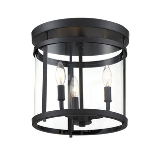 Penrose 3-Light Ceiling Light in Black