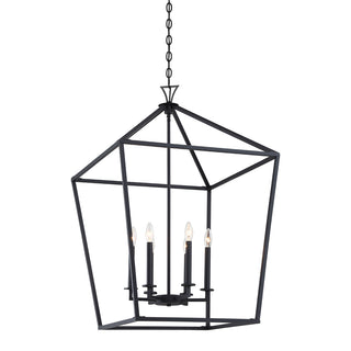 Townsend 6-Light Pendant in Matte Black
