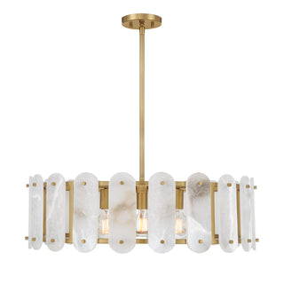 Antolini 5-Light Pendant in Warm Brass