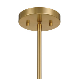 Aquitane 4-Light Pendant in Warm Brass