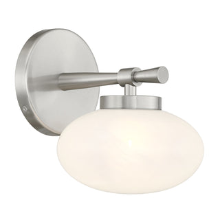 Barrow 1-Light Wall Sconce in Satin Nickel