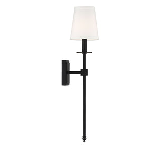 Monroe 1-Light Wall Sconce in Matte Black